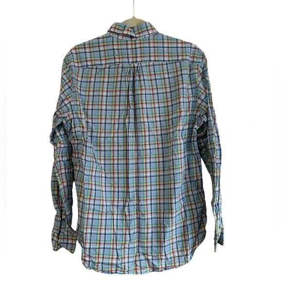RALPH LAUREN MULTICOLOR PLAID PREPPY BUTTON DOWN SHIRT - Picture 2 of 5